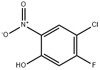2-氨基-4-氯-5-氟苯酚 结构式