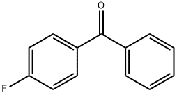 4-氟二苯甲酮 结构式