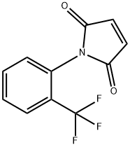 1-(2-TRIFLUOROMETHYL-PHENYL)-PYRROLE-2,5-DIONE 结构式