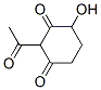 1,3-Cyclohexanedione, 2-acetyl-4-hydroxy- (9CI) 结构式