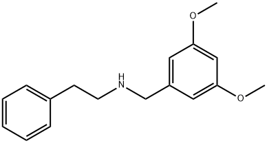 N-(3,5-二甲氧基苄基)-2-苯基乙烷-1-胺 结构式