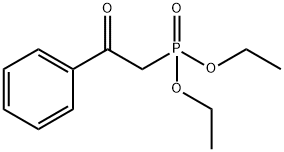 (2-氧代-2-苯乙基)膦酸二乙酯 结构式