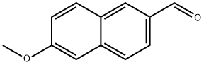 6-甲氧基-2-萘甲醛 结构式