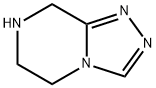 5,6,7,8-四氢-[1,2,4]三唑并[4,3-A]吡嗪 结构式
