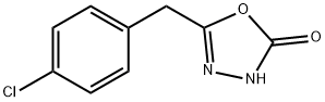 5-(4-氯苯基)-1,3,4-噁二唑-2-醇 结构式