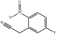 5-氟-2-硝基苯乙腈 结构式