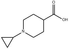 1-环丙基哌啶-4-羧酸盐酸盐 结构式