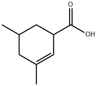 2-Cyclohexene-1-carboxylic acid, 3,5-dimethyl- (9CI) 结构式