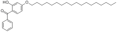 (2-HYDROXY-4-OCTADECYLOXY-PHENYL)-PHENYL-METHANONE 结构式