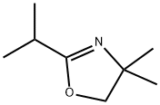 2-ISOPROPYL-4,4-DIMETHYL-4,5-DIHYDRO-1,3-OXAZOLE 结构式