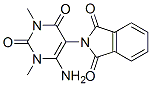 1H-Isoindole-1,3(2H)-dione,  2-(6-amino-1,2,3,4-tetrahydro-1,3-dimethyl-2,4-dioxo-5-pyrimidinyl)- 结构式