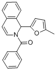 2-BENZOYL-1-(5-METHYL-2-FURYL)-1,2-DIHYDROISOQUINOLINE 结构式