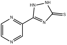 5-(Pyrazin-2-yl)-1H-1,2,4-triazole-3-thiol 结构式