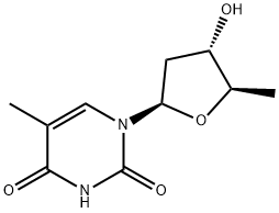 5'-脱氧胸苷 结构式