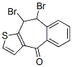 9,10-二溴-9,10-二氢-4H-苯并[4,5]环庚并[1,2-B]噻吩-4-酮 结构式