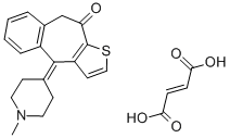富马酸酮替 结构式