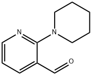 2-哌啶基-3-吡啶甲醛 结构式