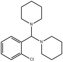 1,1'-(2-Chlorobenzylidene)bispiperidine 结构式