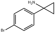 1-(4-溴苯)环丙胺 结构式