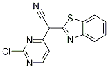 2-(苯并[D]噻唑-2-基)-2-(2-氯嘧啶-4-基)乙腈 结构式