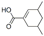 1-Cyclohexene-1-carboxylic acid, 3,5-dimethyl- (9CI) 结构式