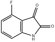 4-氟-2,3-吲哚二酮 结构式