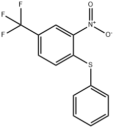 Α,Α,Α-三氟-3-硝基-4-(苯硫基)甲苯 结构式