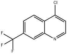 4-氯-7-三氟甲基喹啉 结构式