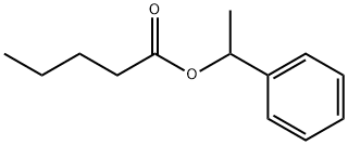 1-phenylethyl valerate 结构式