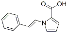 1-[(E)-2-Phenylethenyl]-1H-pyrrole-2-carboxylic acid 结构式