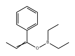 Diethyl[(1-phenyl-1-propenyl)oxy]borane 结构式