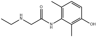 3-hydroxy-monoethylglycinexylidide 结构式