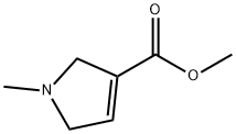 1H-Pyrrole-3-carboxylicacid,2,5-dihydro-1-methyl-,methylester(9CI) 结构式