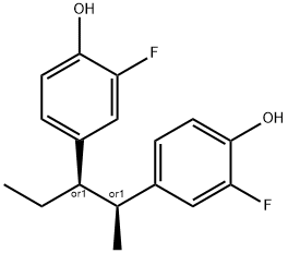 Bifluranol 结构式