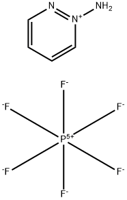 1-AMINOPYRIDAZINIUM HEXAFLUOROPHOSPHATE(1-) 结构式