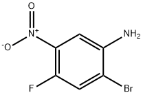 2-溴-4-氟-5-硝基苯胺 结构式