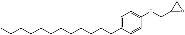 [(p-dodecylphenoxy)methyl]oxirane 结构式