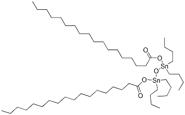 1,1,3,3-tetrabutyl-1,3-bis[(1-oxooctadecyl)oxy]distannoxane  结构式