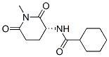 Cyclohexanecarboxamide, N-[(3R)-1-methyl-2,6-dioxo-3-piperidinyl]- (9CI) 结构式