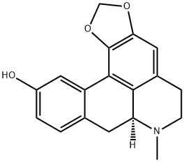 [7aS,(+)]-6,7,7a,8-Tetrahydro-7-methyl-5H-benzo[g]-1,3-benzodioxolo[6,5,4-de]quinoline-11-ol 结构式