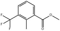 2-甲基-3-(三氟甲基)苯甲酸甲酯 结构式