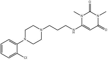 2-脱甲氧基-2-氯乌拉地尔 结构式
