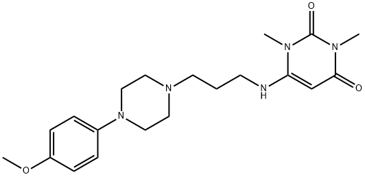2-去甲氧基-4-甲氧基乌拉地尔 结构式