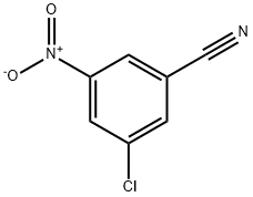 3-氯-5-硝基苯腈 结构式