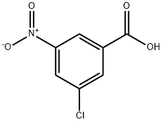 3-氯-5-硝基苯甲酸 结构式