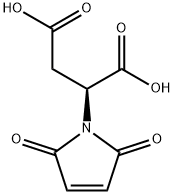 Butanedioic acid, (2,5-dihydro-2,5-dioxo-1H-pyrrol-1-yl)-, (2S)- (9CI) 结构式