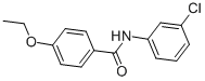 N-(3-chlorophenyl)-4-ethoxybenzamide 结构式