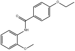 4-ethoxy-N-(2-methoxyphenyl)benzamide 结构式