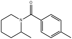 2-甲基-1-(4-甲基苯甲酰基)哌啶 结构式