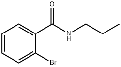 N-丙基-2-溴苯甲酰胺 结构式